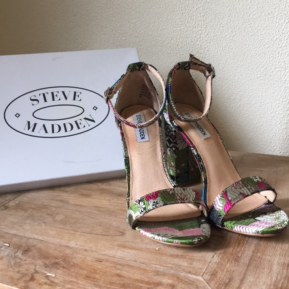 Steve Madden Carrson Bright Multi Color 9.5 Heel